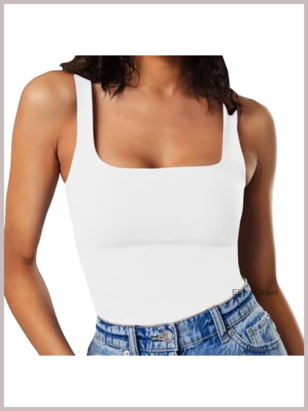 Women's Square Neck Sleeveless Slimming Bodysuit Clubwear 82% Nylon 18% Spandex